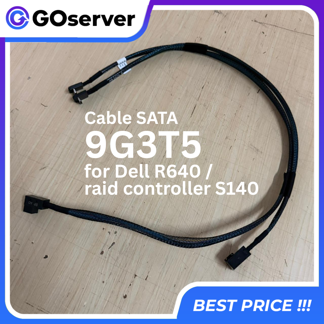 Dell 9G3T5 Dual Backplane SATA SFF-8B to Dual 8643 RA Cable for R640 / S140