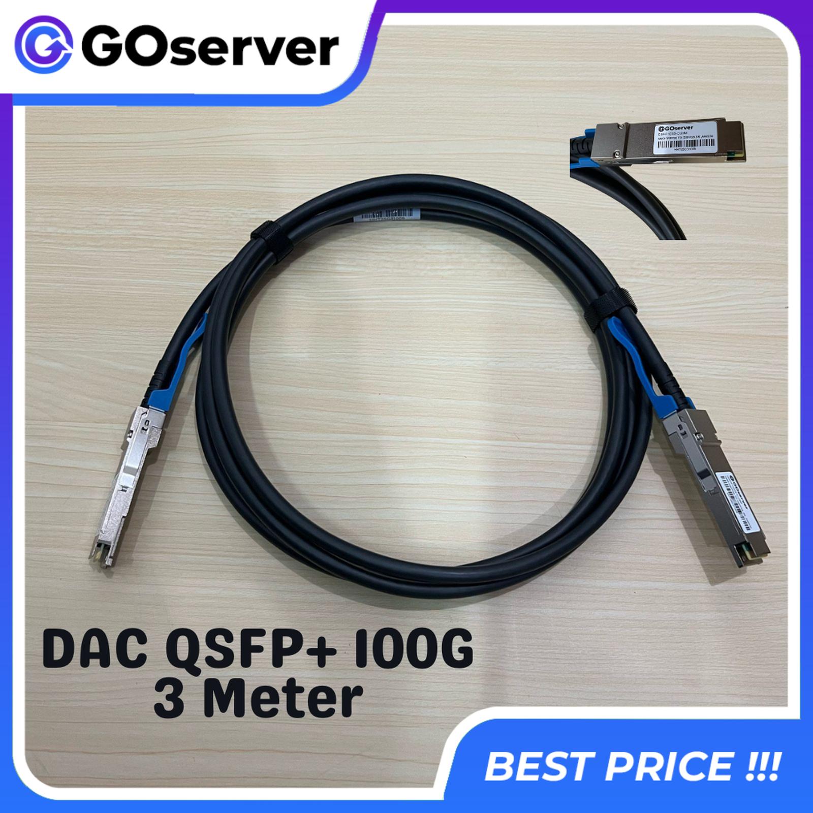 QSFP+ Kabel DAC 100G to 100G 3Meter